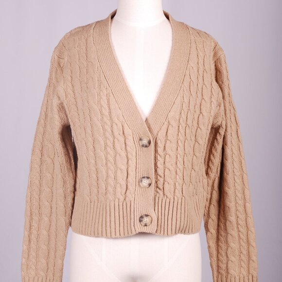 EUC Nasty Gal Cableknit Cardigan, Sz - M - Picture 2 of 6